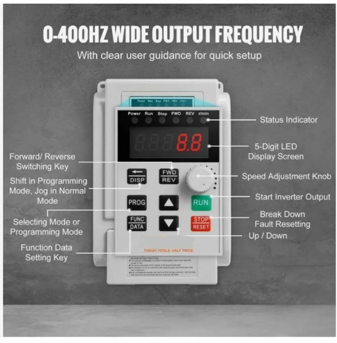 VFD 2.2KW 10A 3HP Variable Frequency - Image 3
