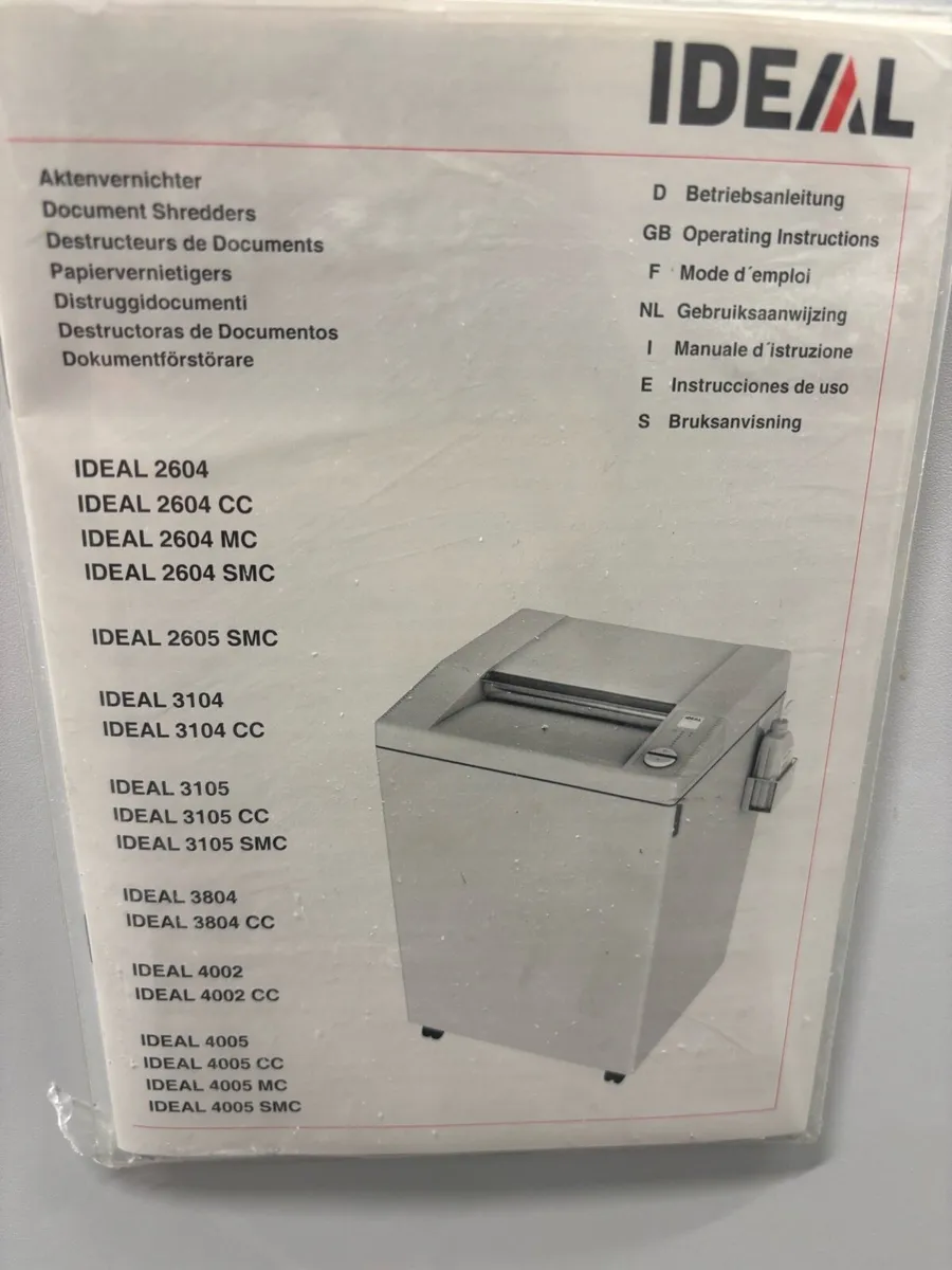 Ideal 4002 Shredder - Image 3