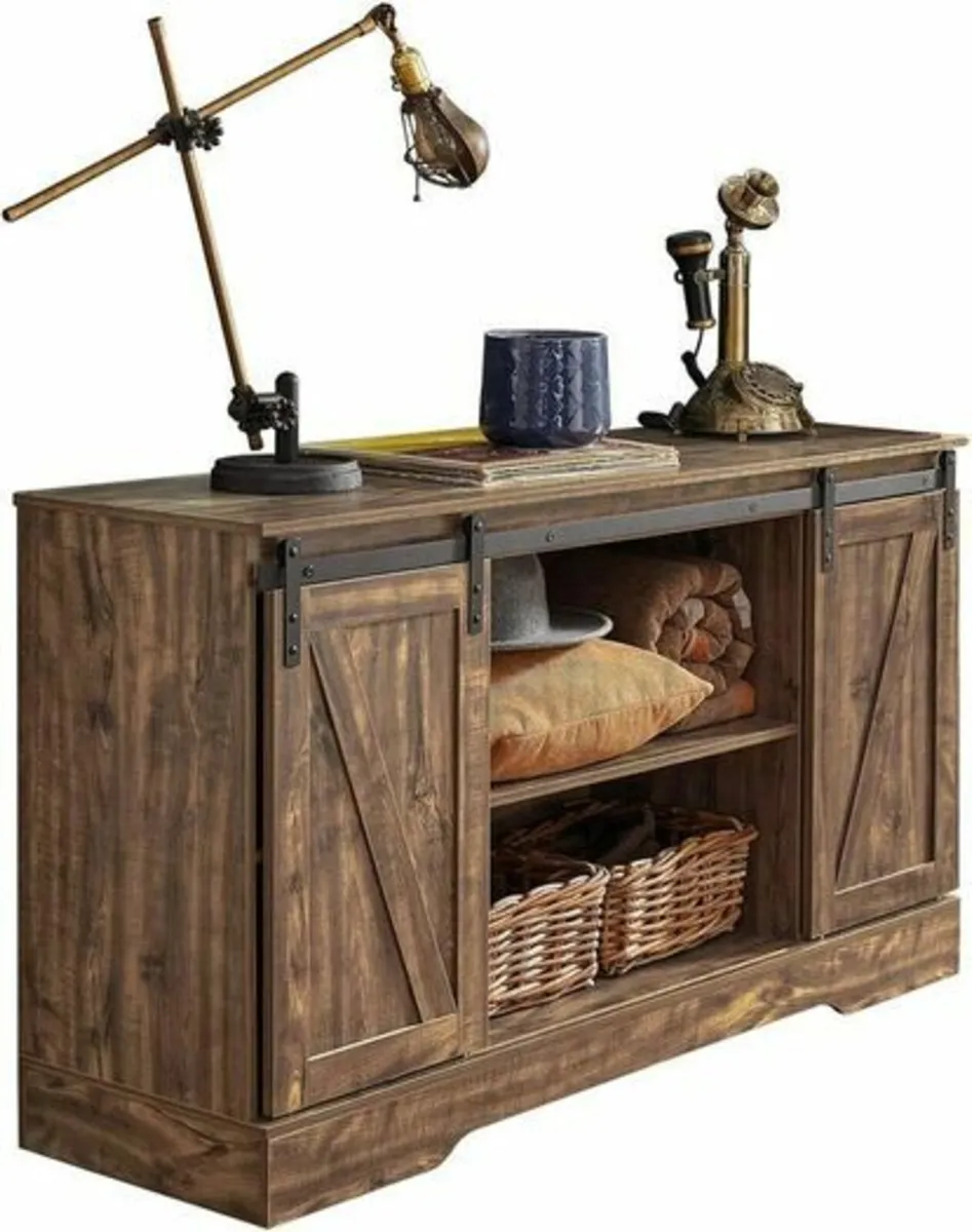 Sideboard with Sliding Door TV Cabinet - Image 1