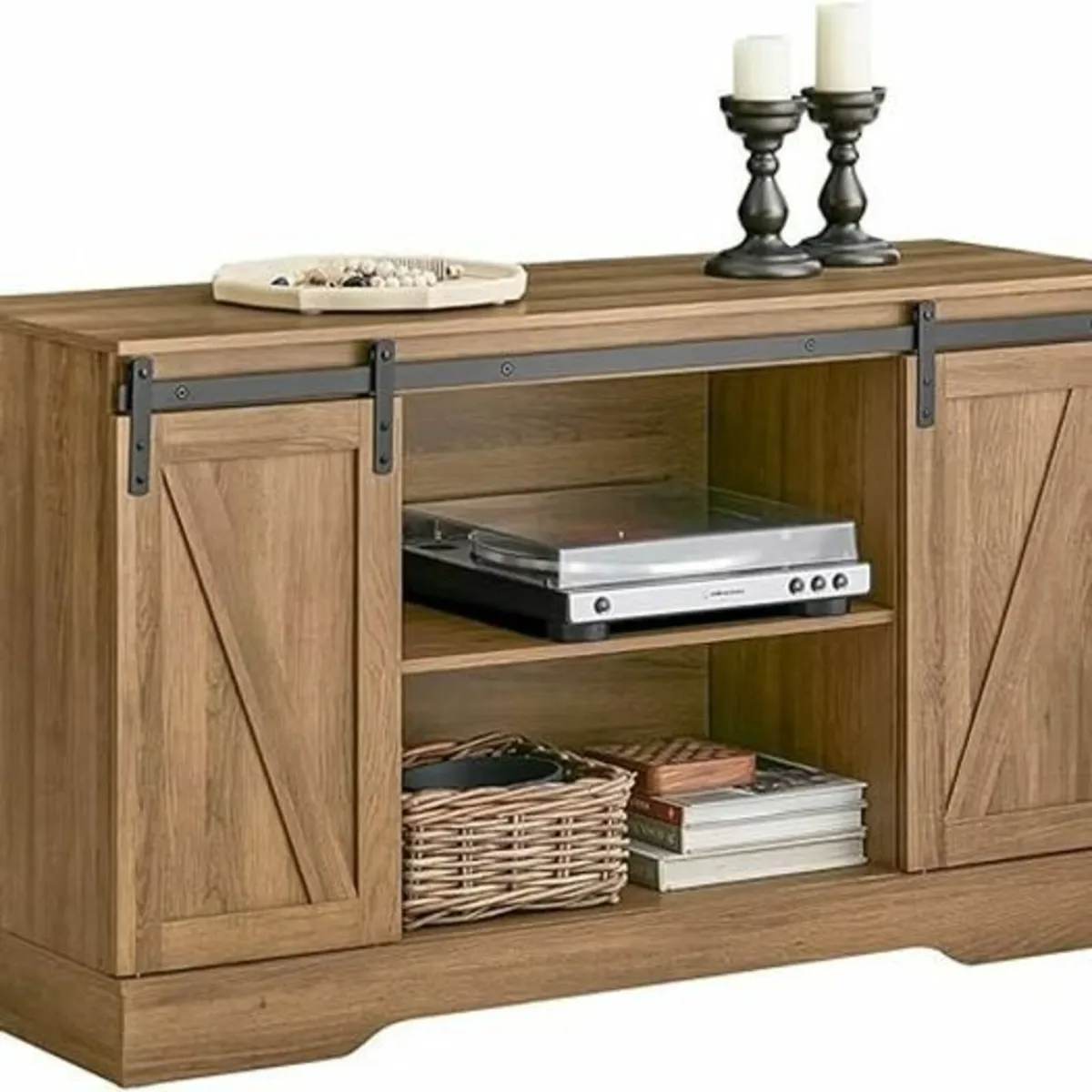 Sideboard with Sliding Door TV Cabinet - Image 3