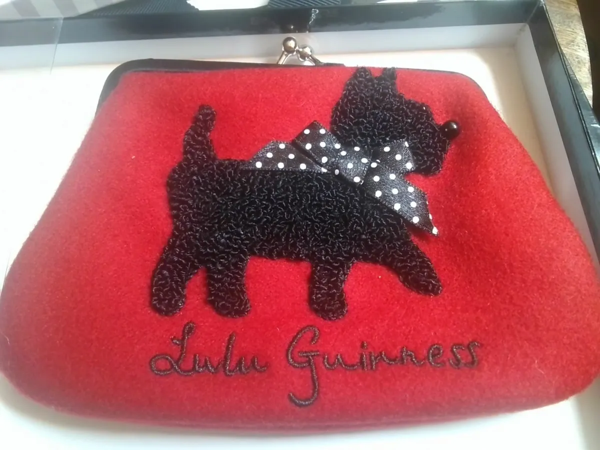 LULU GUINNESS LIMITED EDITION APPLIQUE PURSE NEW - Image 1