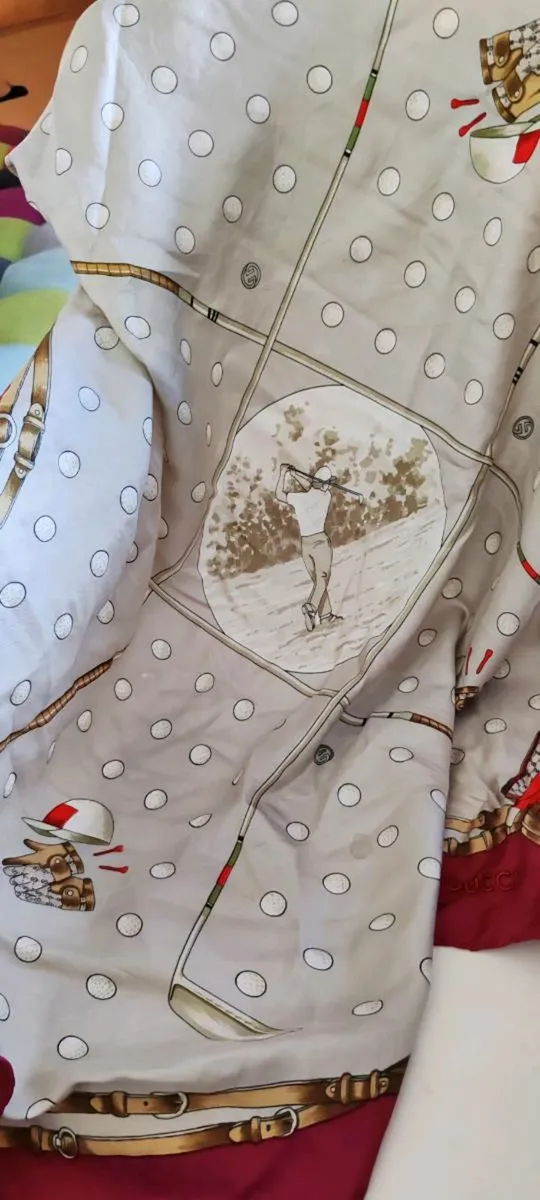 Retro golf themed scarf - Image 3