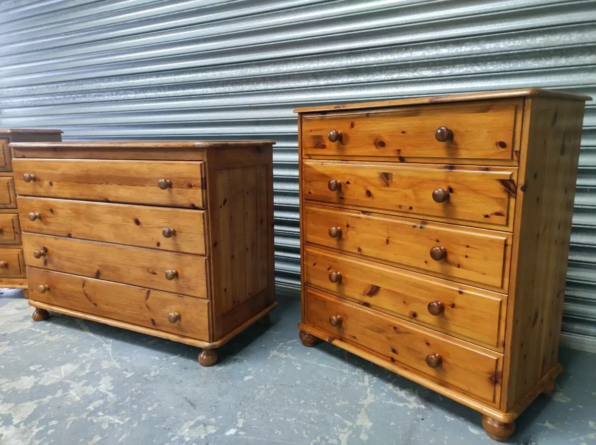3 Solid pine chest of drawers 
*Delivery - Image 3