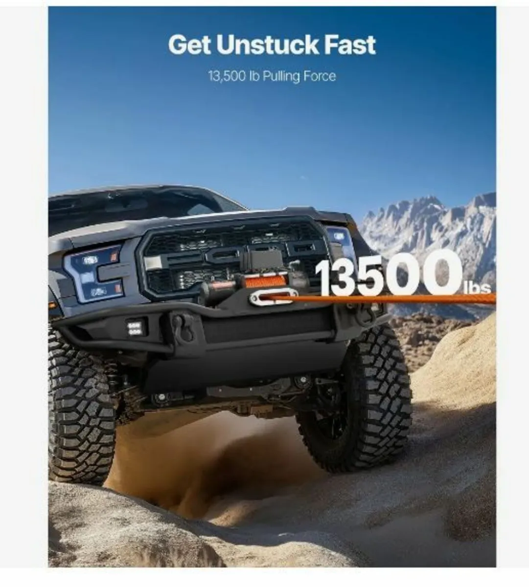 Electric Winch Truck 6123.5 kg - Image 3