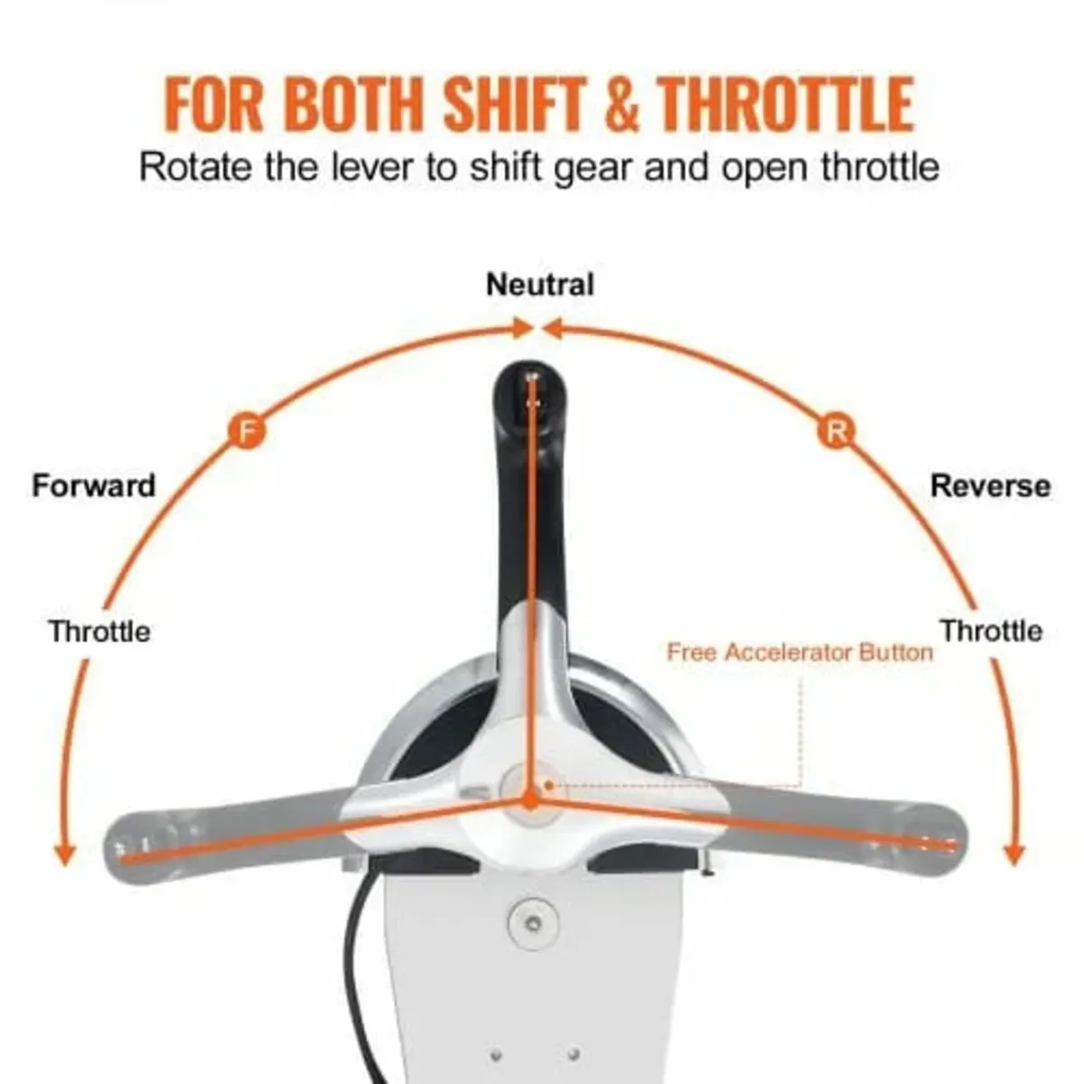 Boat Throttle Control, 8M0059686 Top-Mounted Outbo - Image 3
