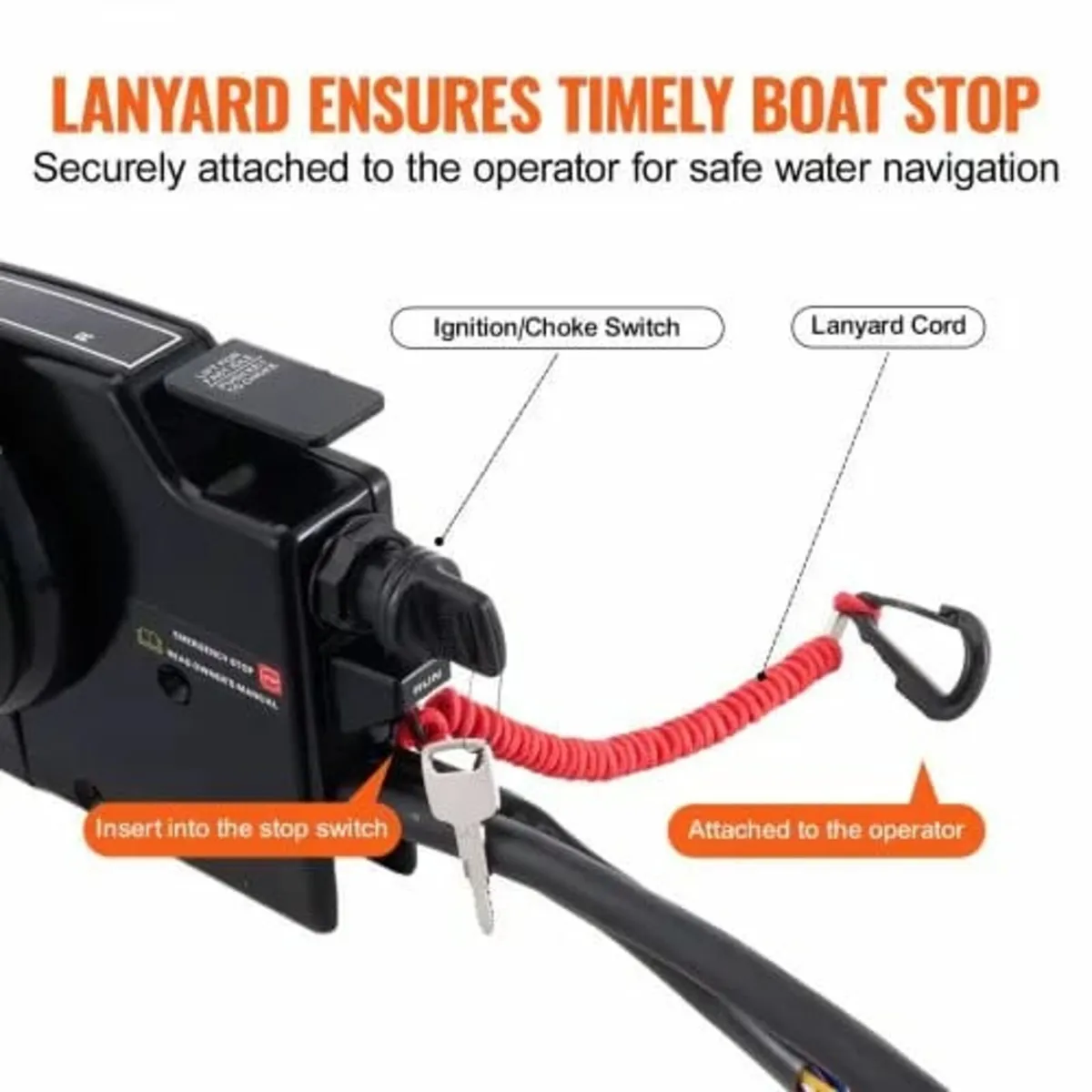 Throttle Control, 881170A13 Side-Mounted Outboard - Image 2