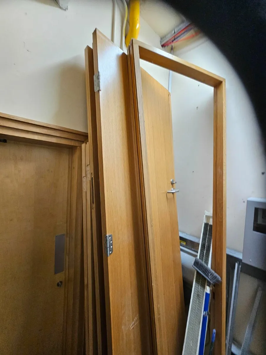 Solid Oak Fire Doors and Frames - Image 1
