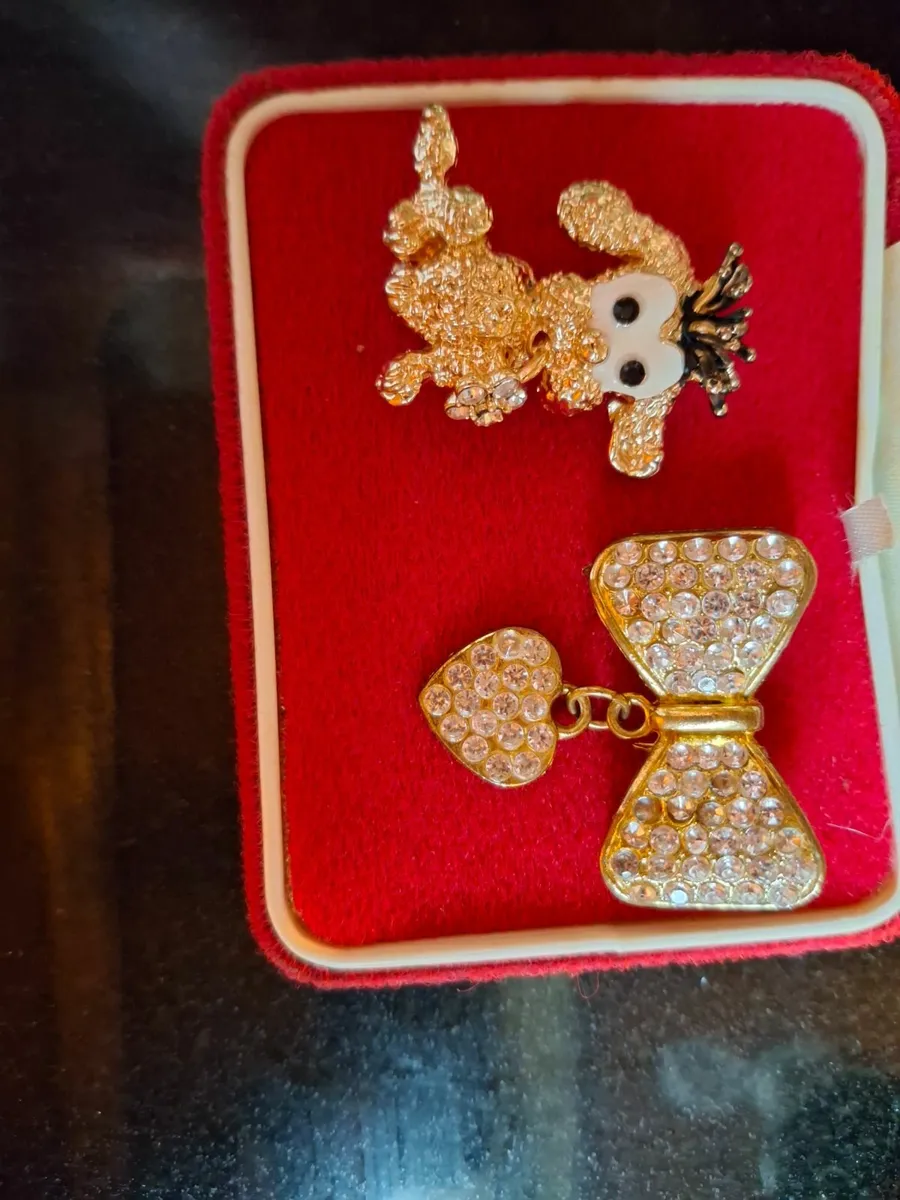Sparkling brooch set. - Image 3