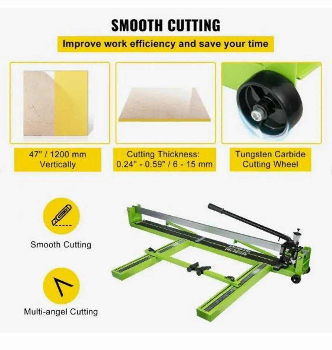 Tile Cutter 47-Inch Manual Tile Cutter - Image 2