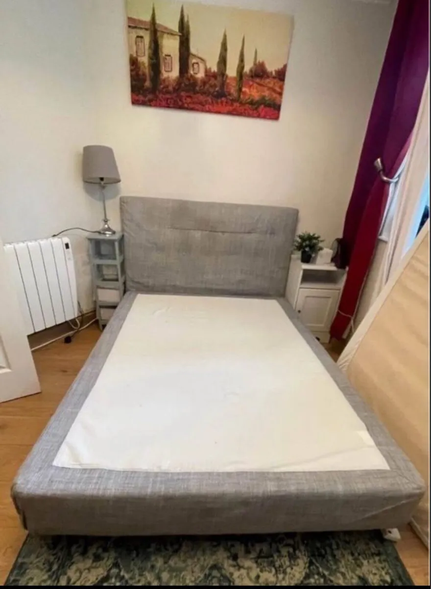 Double bed with mattress - Image 1