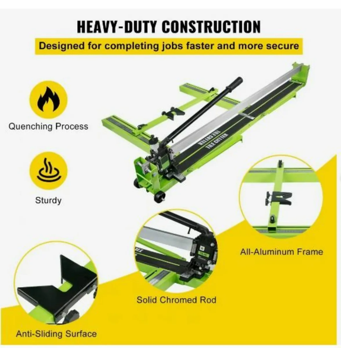 Tile Cutter 47-Inch Manual Tile Cutter - Image 4