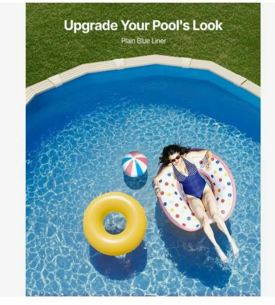 Oval Pool Liner, 24 x 12.3 ft, Swimming - Image 3