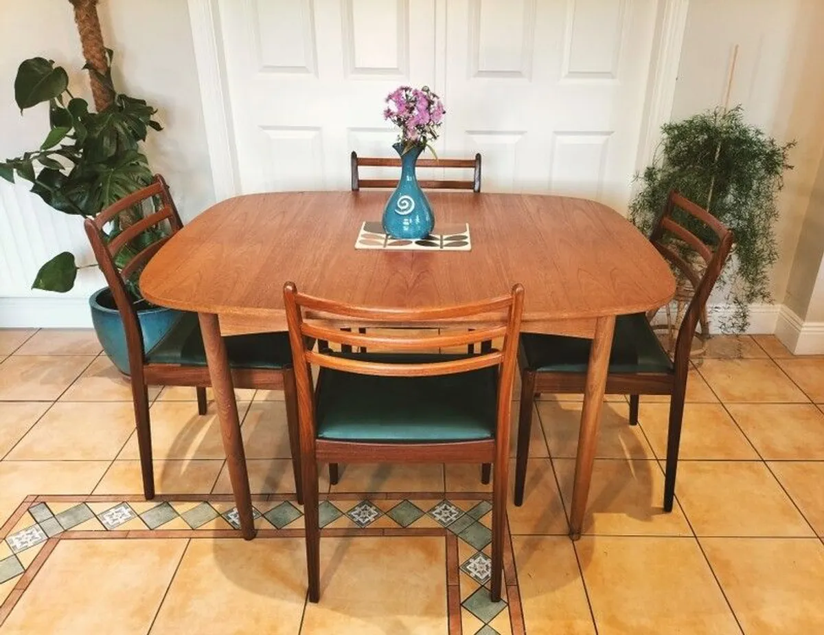 Mid Century Vintage Retro G Plan Dining Set - Image 2