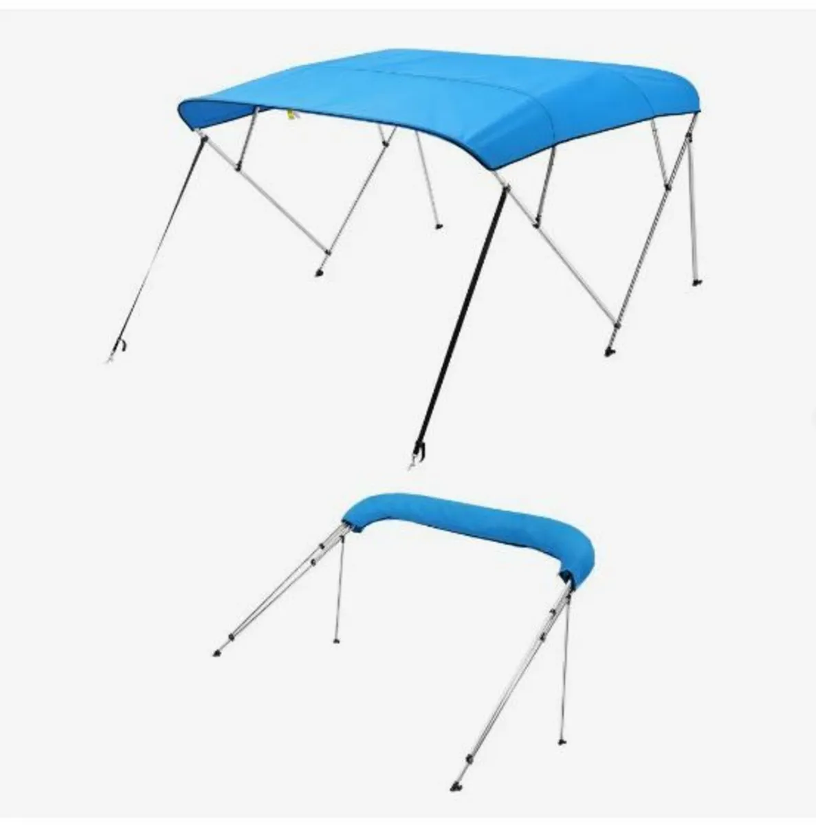 4 Bow Boat Bimini Tops, 600D Polyester Canopy - Image 1