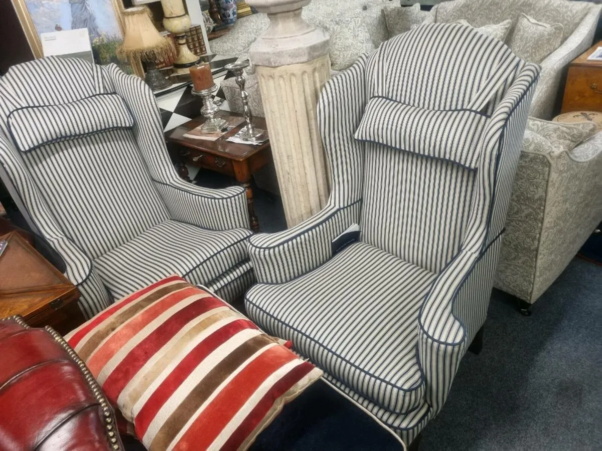 Pair of queen ann chairs