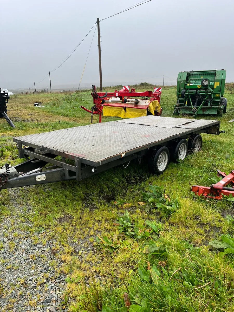 14ft ifor Williams plant trailer - Image 2