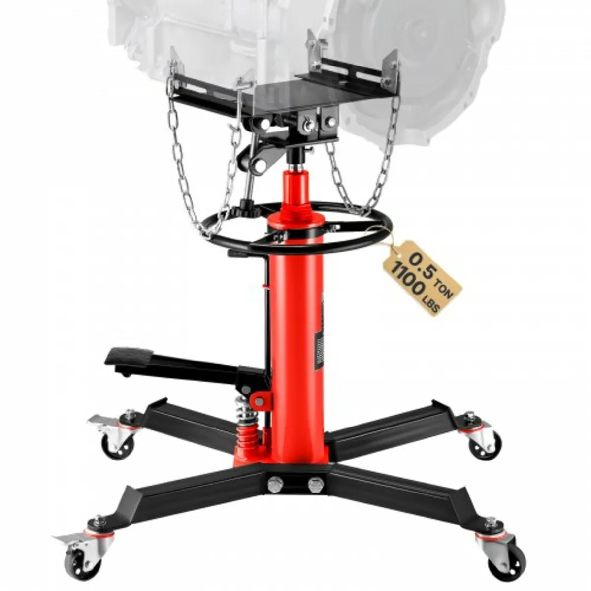 Jack 1100 lbs 2-Stage Hydraulic High Lift Vertical - Image 1