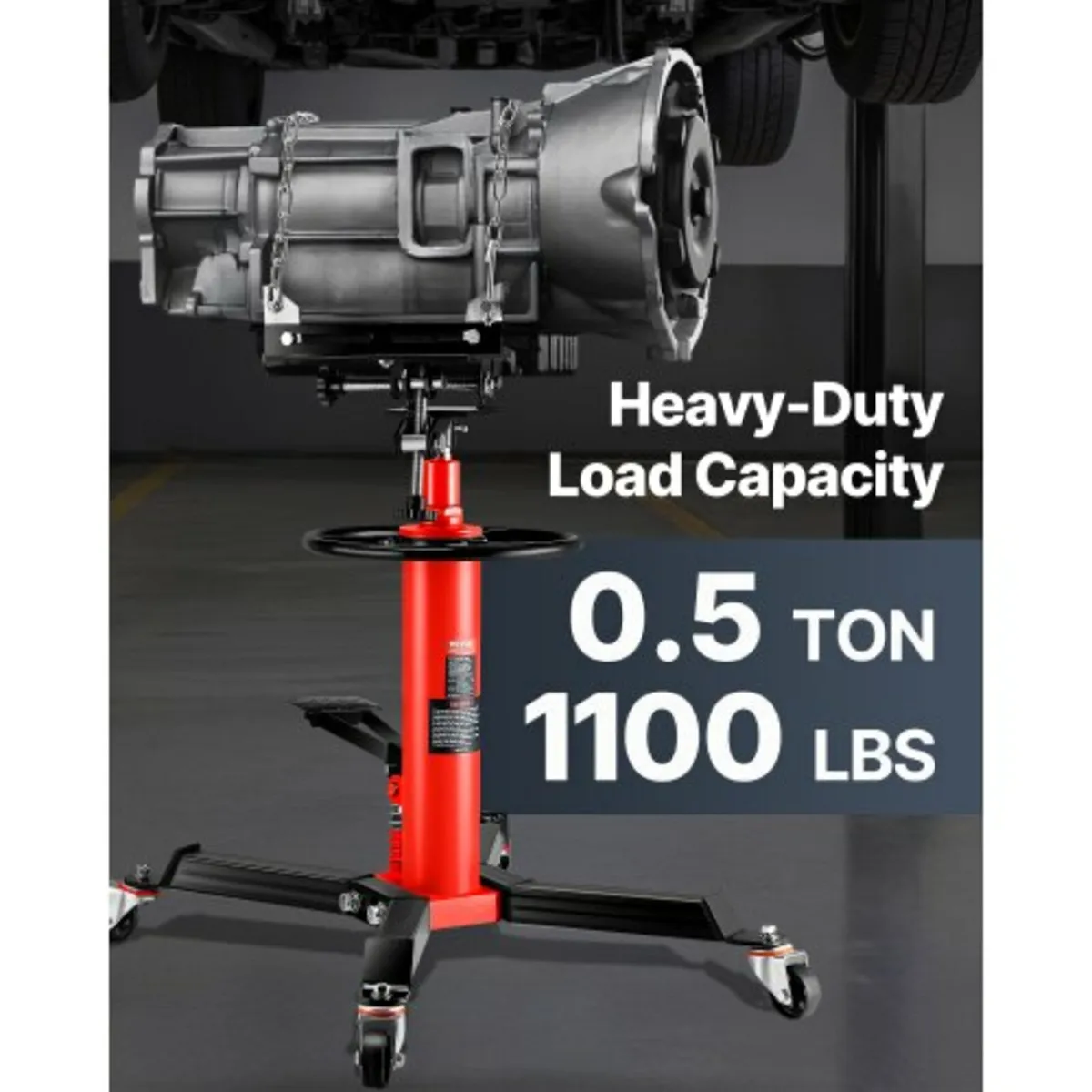 Jack 1100 lbs 2-Stage Hydraulic High Lift Vertical - Image 3