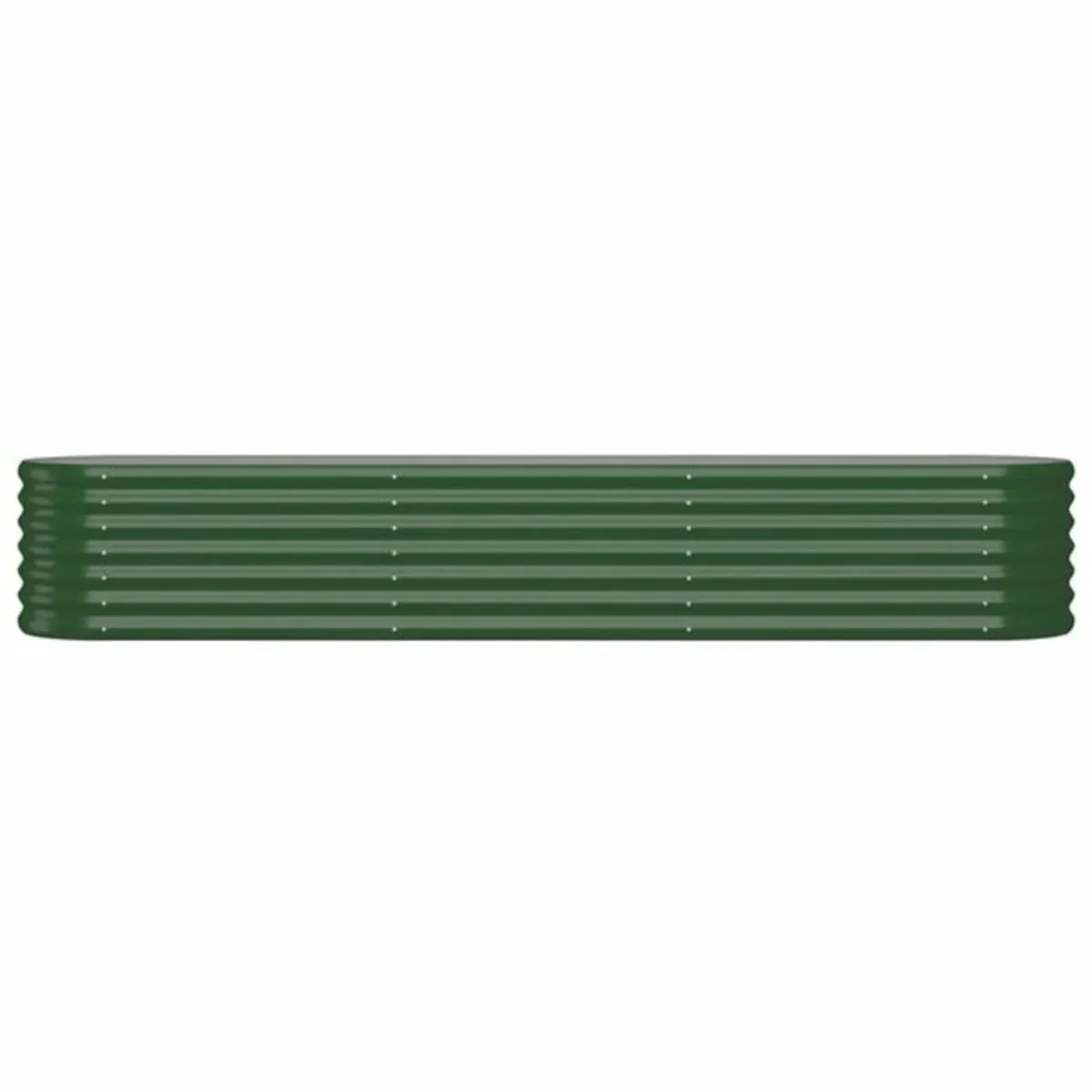 Garden Raised Bed Galvanised Steel 224x40x36 cm Gr - Image 4