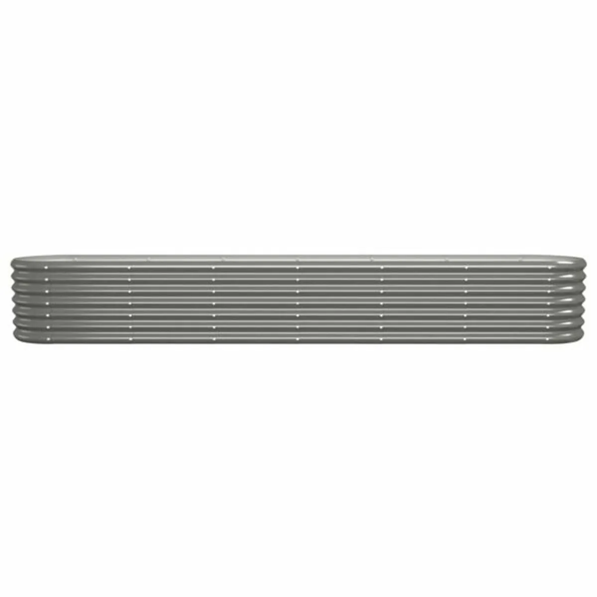 Garden Raised Bed Galvanised Steel 260x40x36 cm Gr - Image 4