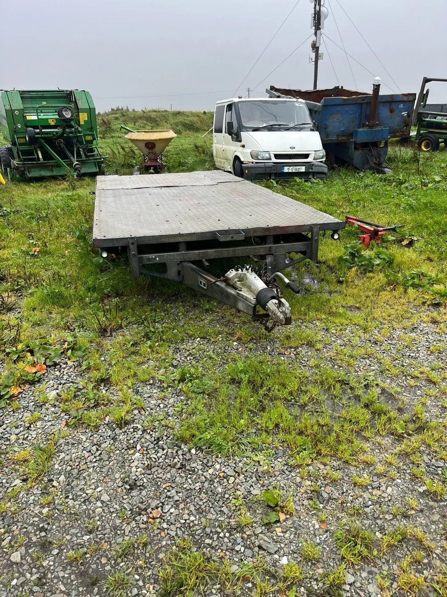 14ft ifor Williams plant trailer - Image 3
