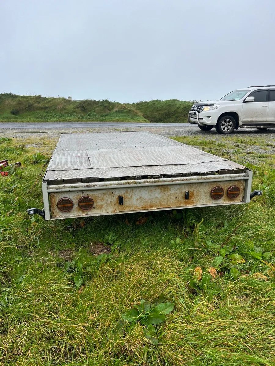 14ft ifor Williams plant trailer - Image 4