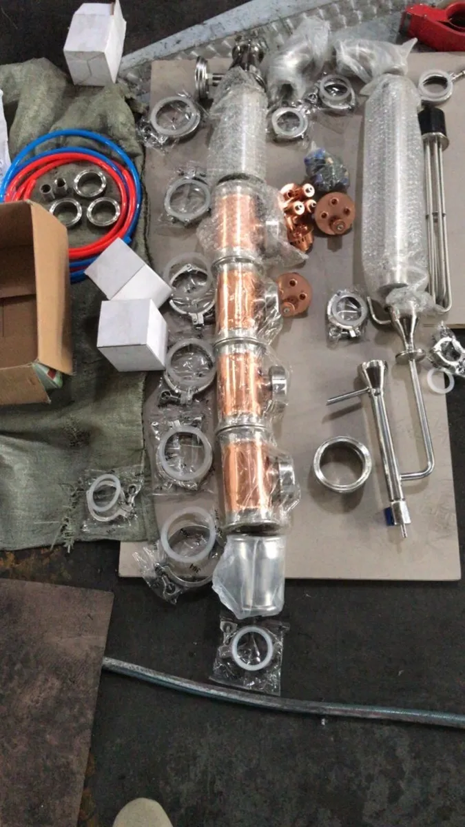 Distilator cooper plate tower 3 inch - Image 1