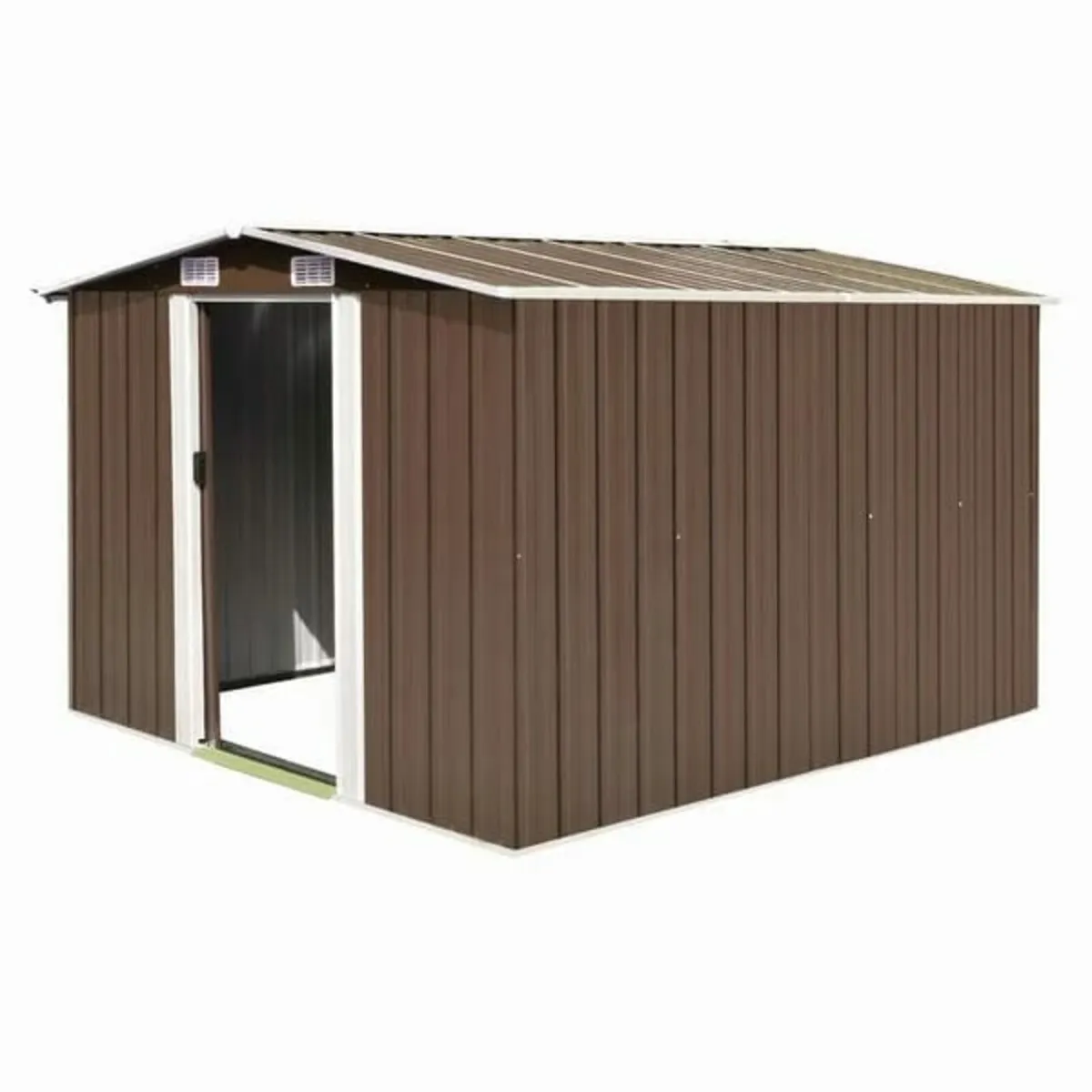 Garden Shed 257x298x178 cm Metal Brown

Descriptio - Image 1