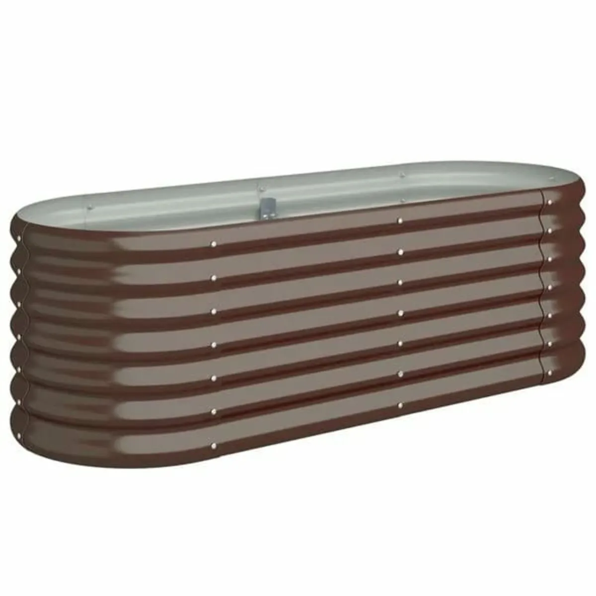 Garden Raised Bed Galvanised Steel 114x40x36 cm Gr - Image 2