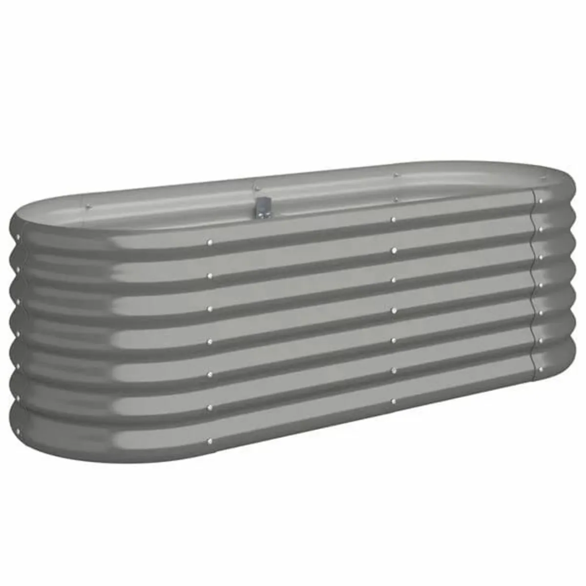 Garden Raised Bed Galvanised Steel 114x40x36 cm Gr - Image 3