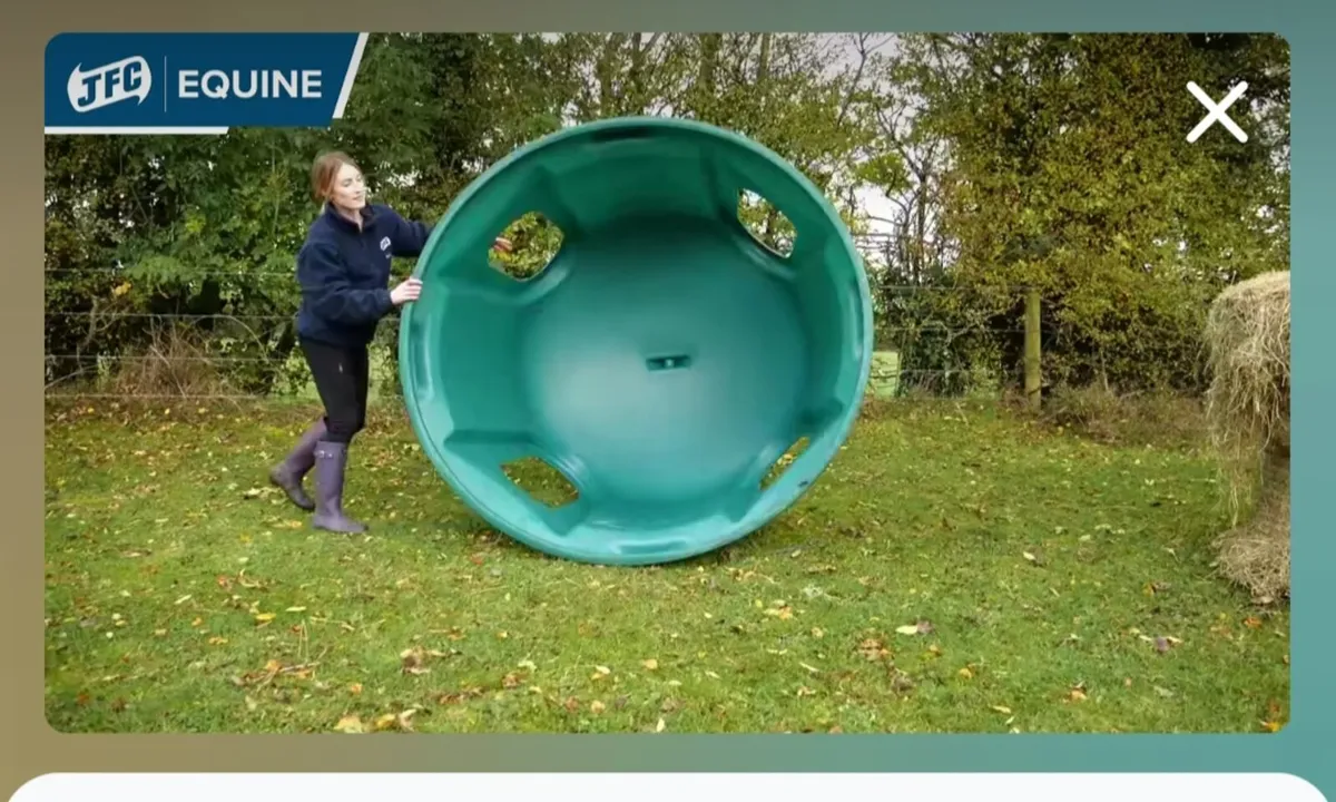 JFC Equine Horse Round Bale Cover / Hay Bell - Image 3