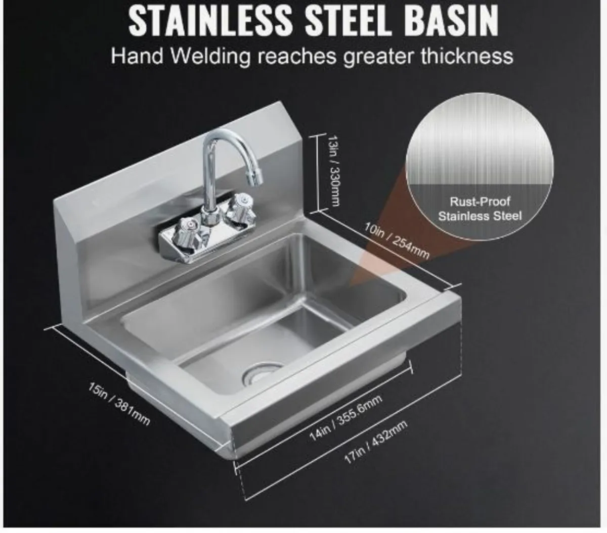 Commercial Hand Sink - Image 2