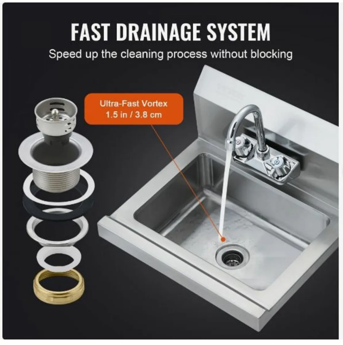 Commercial Hand Sink - Image 4