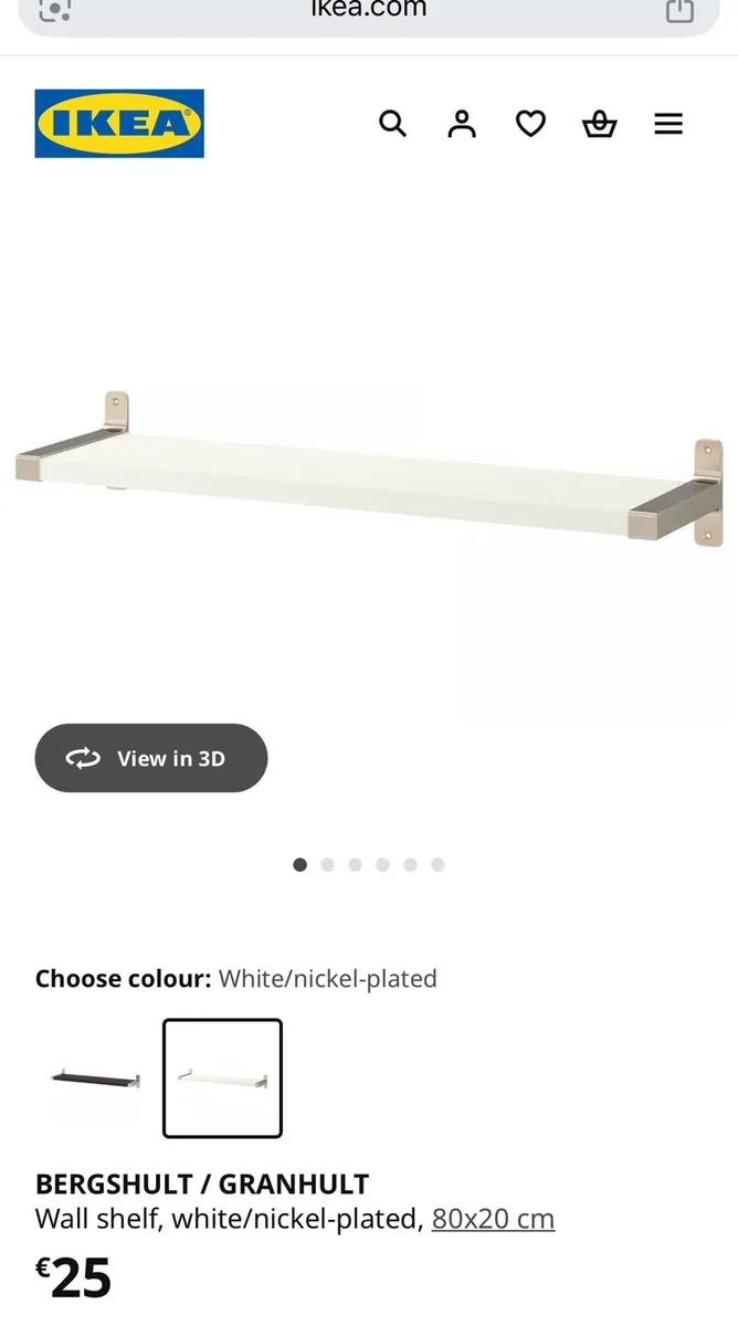 4 ikea floating shelves - Image 2