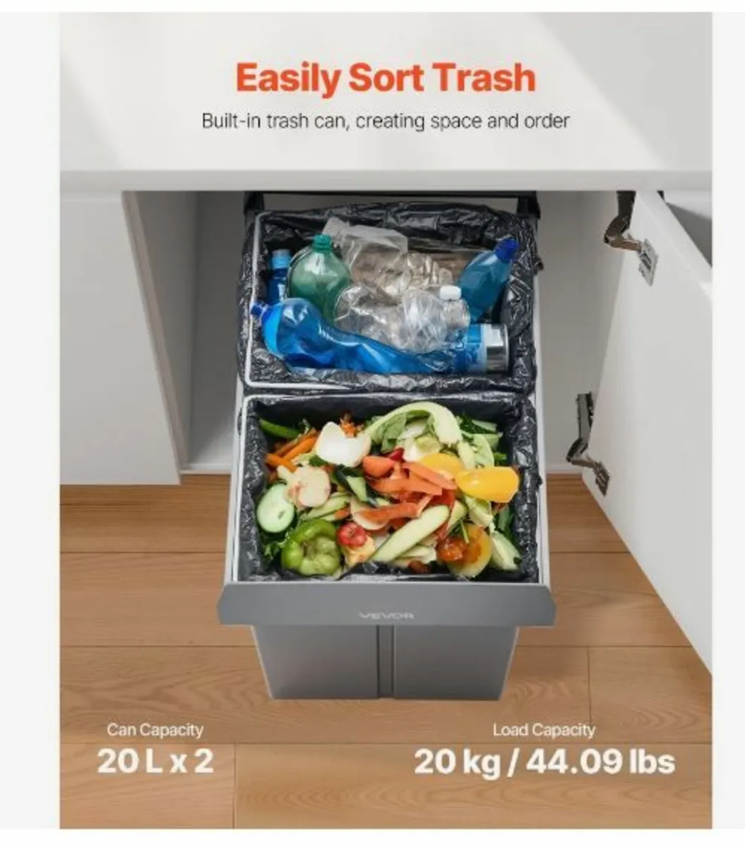 Pullout Trash Can for Kitchen Cabinets - Image 3