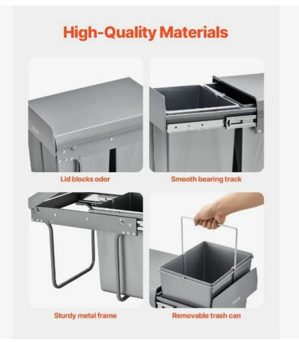 Pullout Trash Can for Kitchen Cabinets - Image 4