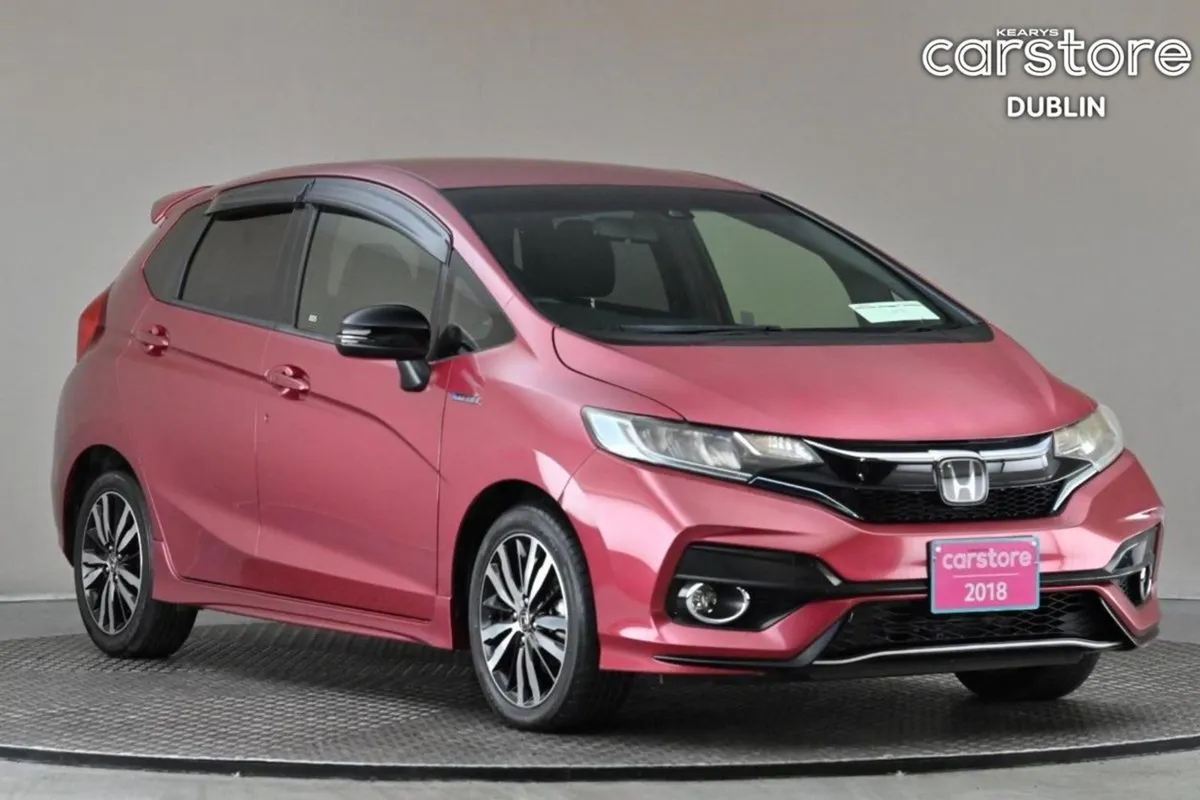 Honda Fit 1.5 Hybrid  pink Pearl 9  Android Car P - Image 1