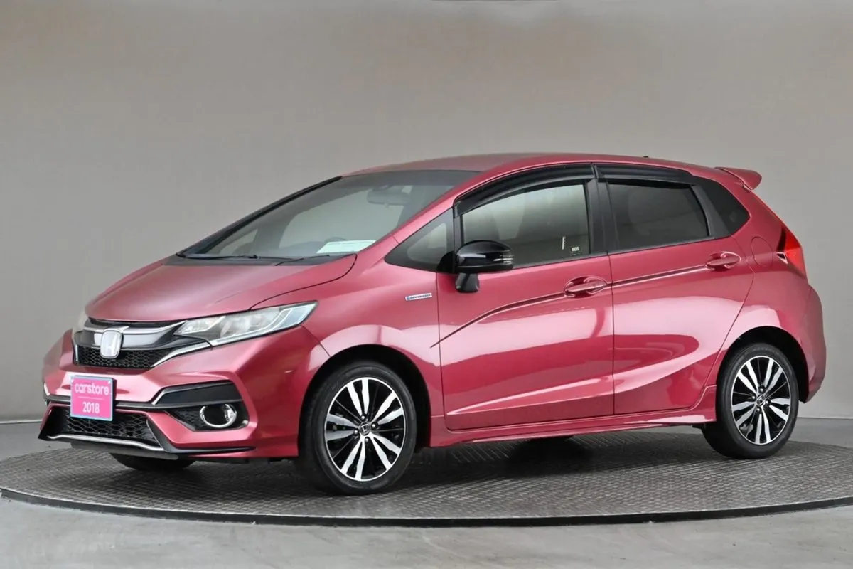 Honda Fit 1.5 Hybrid  pink Pearl 9  Android Car P - Image 4