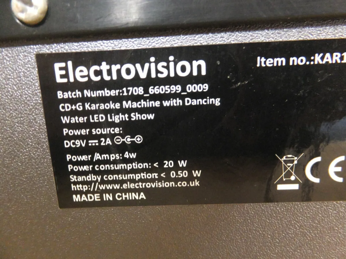 Bluetooth, USB, CD, line in , with water LED light - Image 4
