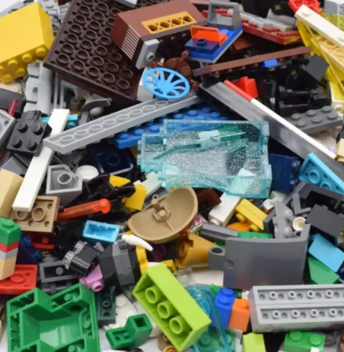 LEGO 1kg Bundle mixed Bricks Parts Pieces Good Cdt - Image 2