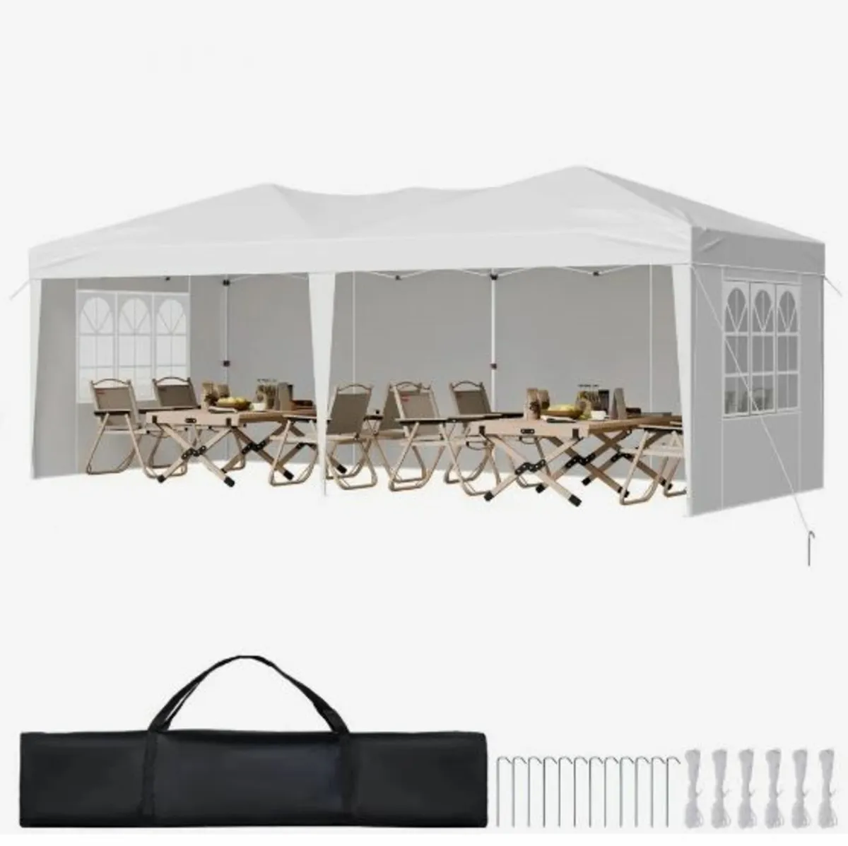 Pop Up Canopy, 5.9 x 2.96 m Instant - Image 1