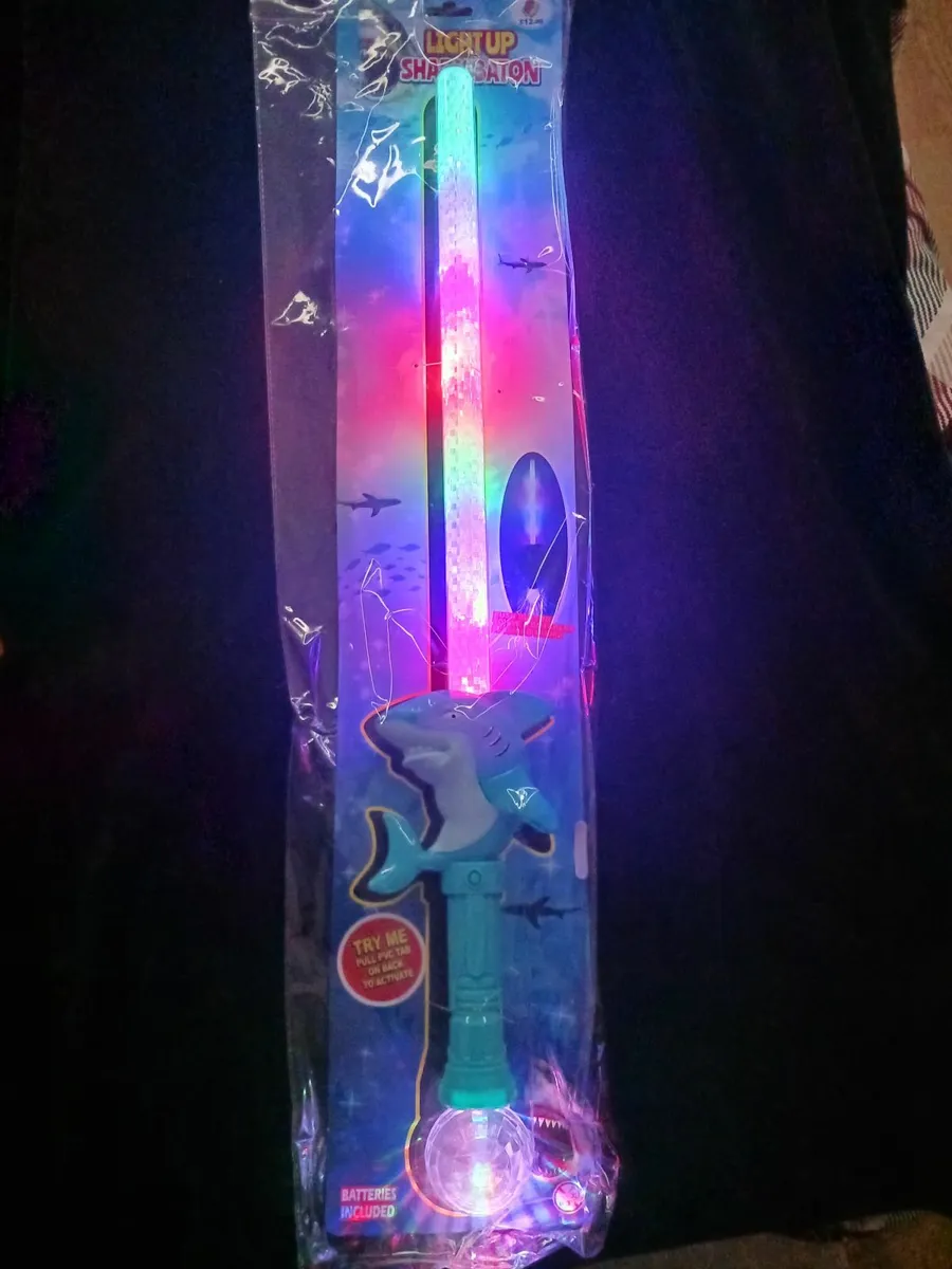 Light up swords, light up space guns