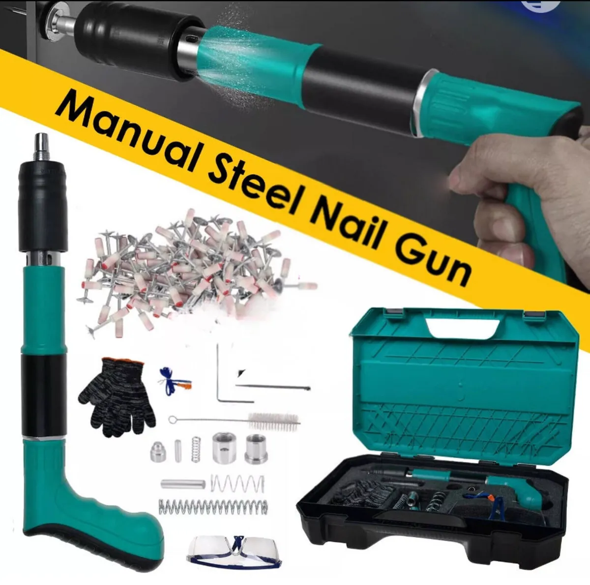Mini Nail Gun Manual Air Nailer - Image 2