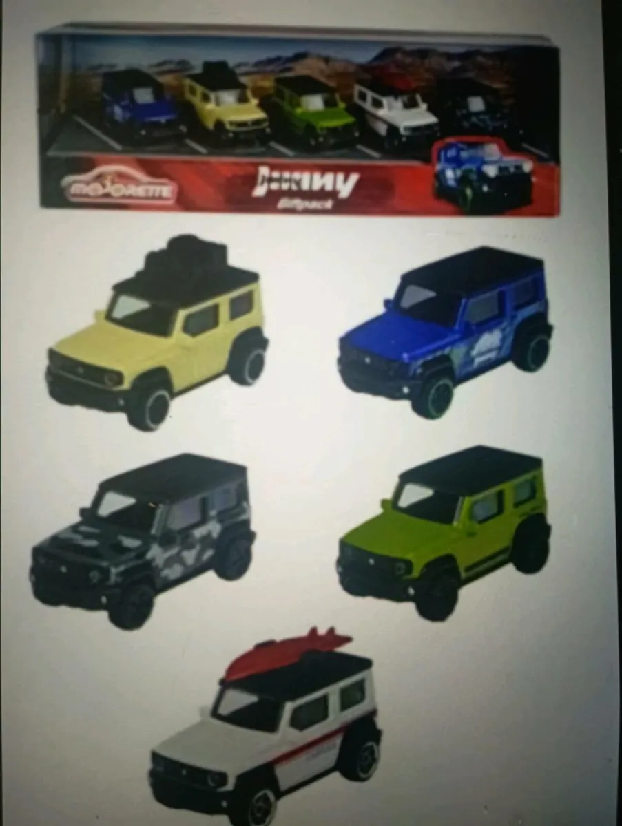 SUZUKI JIMMY GIFT SET -OF 5 METAL MODELS - Image 1