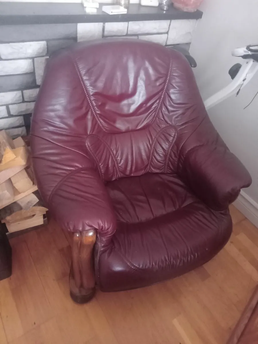 Leather armchairs - Image 1