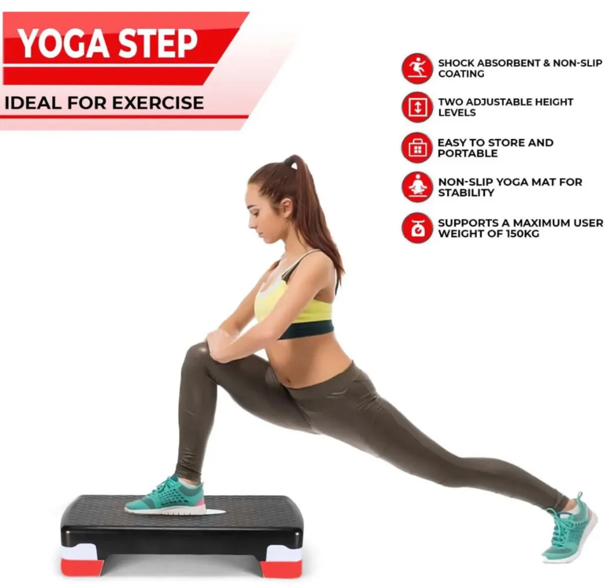 Yoga Gym Stepper & Mat Home Fitness - Image 4