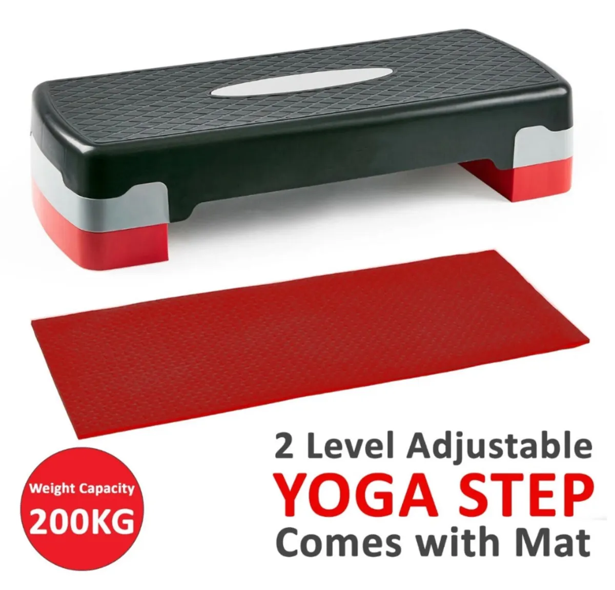 Yoga Gym Stepper & Mat Home Fitness - Image 1