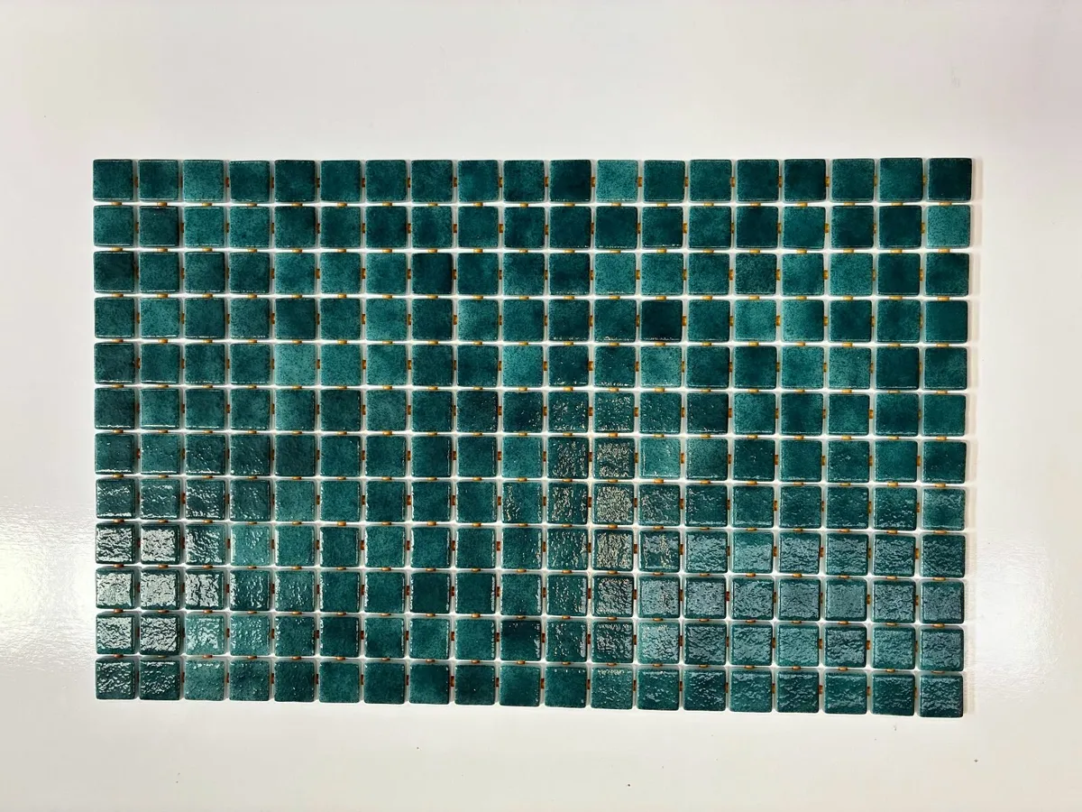 verde glass mosaic sheet tiles    5.6m2 in stock