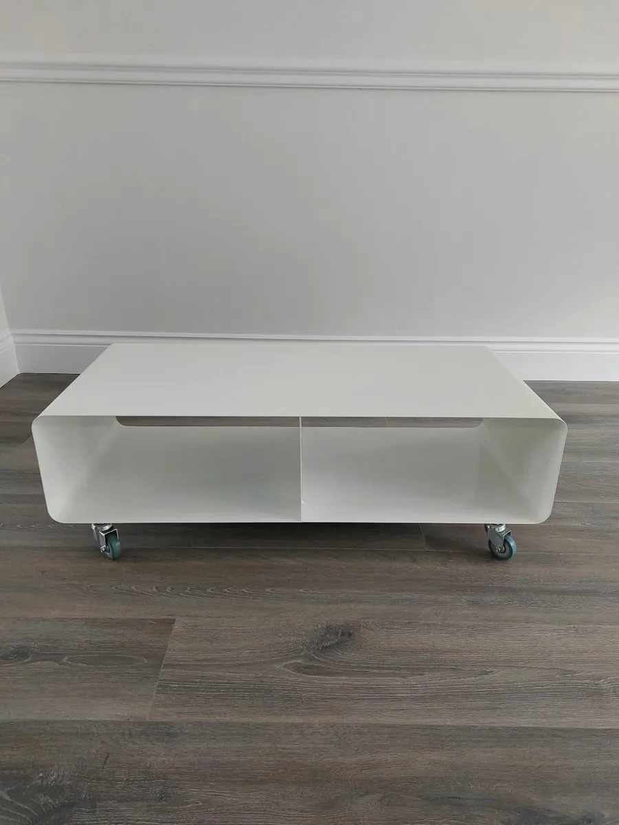 White TV Stand - Image 1