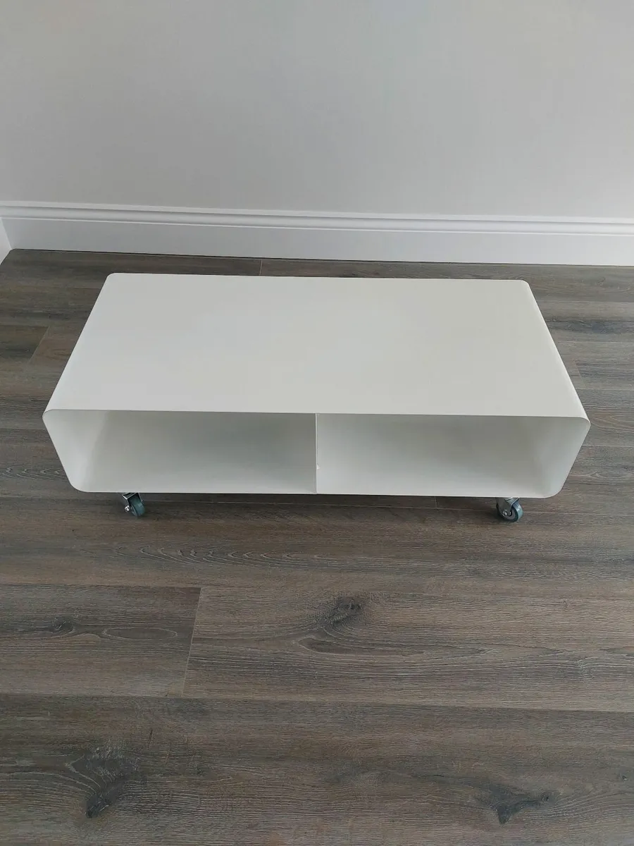 White TV Stand - Image 2
